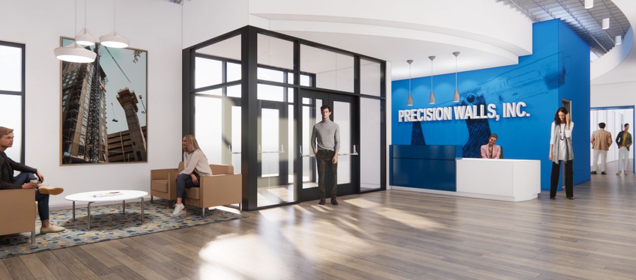 Precision Walls Office Renovation
