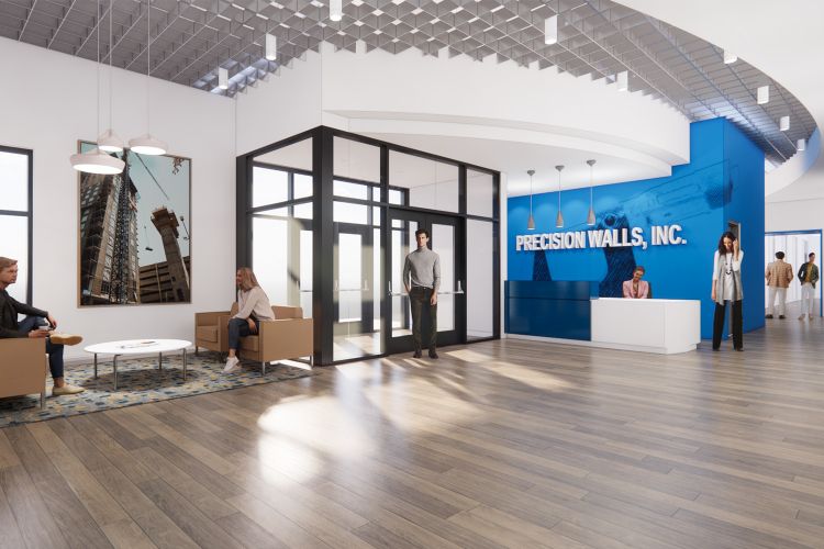Precision Walls Office Renovation